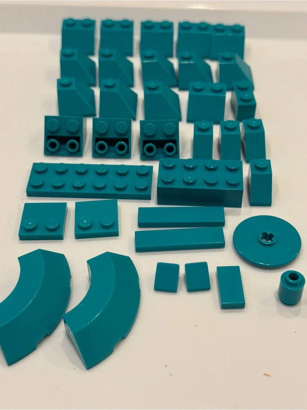 LEGO Teal Blocks Pieces Parts Elements Lot